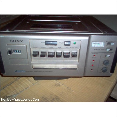 Used Sony VO4800 3/4" Umatic Portable VCR 